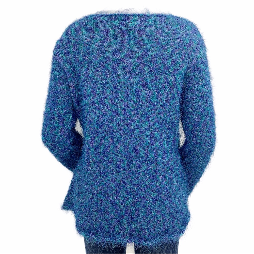 Fuzzy Cozy Multi-Colored Sweater - Picture 3 of 12